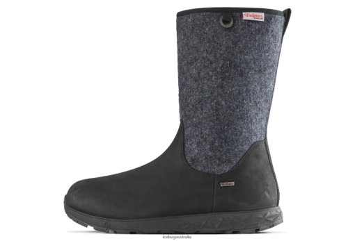 Icebug Australia P42B43 Women | Icebug Grove Wool Michelin BUGDri Black/Grey