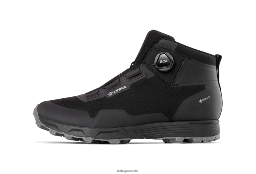 Icebug Australia P42B85 Men | Icebug Rover Mid RB9X GTX Black/Slate Grey