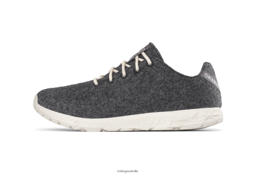 Icebug Shoes Australia P42B24 Women | Icebug Eide ReWool Biosole Dark Grey