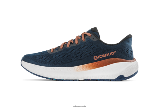 Icebug Shoes Australia P42B2 Women | Icebug Aura RB9X Running Deep Blue/Copper